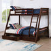 Emilee Twin/Full Bunk Bed White, Grey, Espresso, & Black - Time 2 Sleep (West Covina, CA)