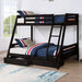 Emilee Twin/Full Bunk Bed White, Grey, Espresso, & Black - Time 2 Sleep (West Covina, CA)