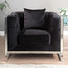 EVADNE Chair w/ Pillow, Black - Time 2 Sleep (West Covina, CA)