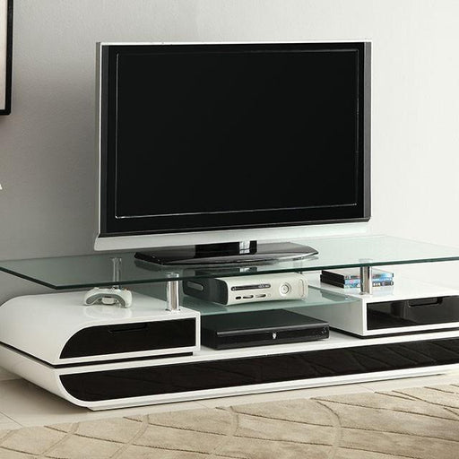 Evos Black/White 63" TV Console - Time 2 Sleep (West Covina, CA)