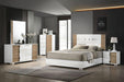 ERLANGEN Cal.King & E.King Bed, White/Natural - Time 2 Sleep (West Covina, CA)