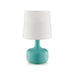 Farah Teal 17"H Matte Teal Table Lamp - Time 2 Sleep (West Covina, CA)