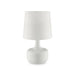 Farah White 17"H Glossy White Table Lamp - Time 2 Sleep (West Covina, CA)