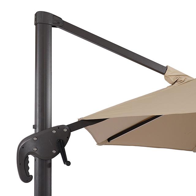 Fera 10 Ft Round Umbrella w/ LED Bulb + 37" Large Base - Time 2 Sleep (West Covina, CA)