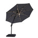 Fera 10 Ft Round Umbrella w/ LED Bulb + 37" Large Base - Time 2 Sleep (West Covina, CA)