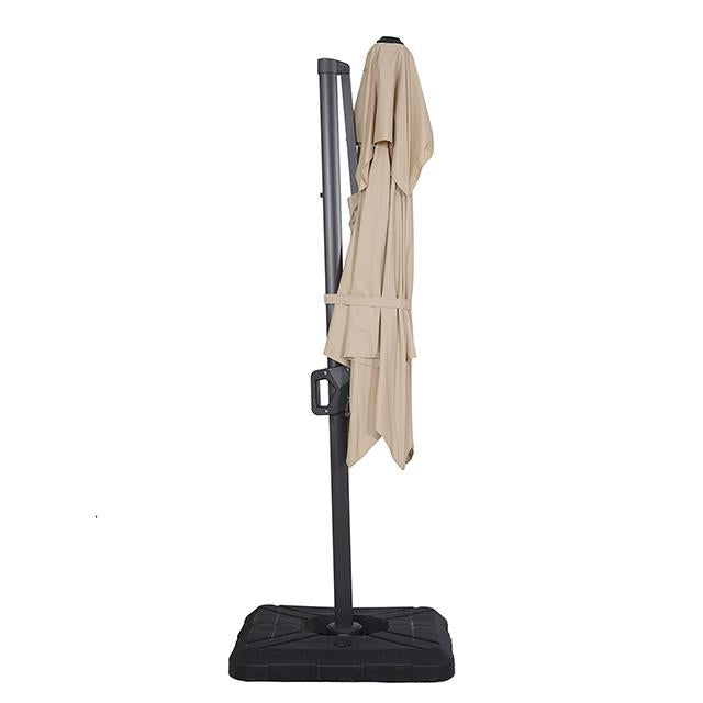 Fida 8 Ft Square Umbrella w/ Double Top + 37" Large Base - Time 2 Sleep (West Covina, CA)