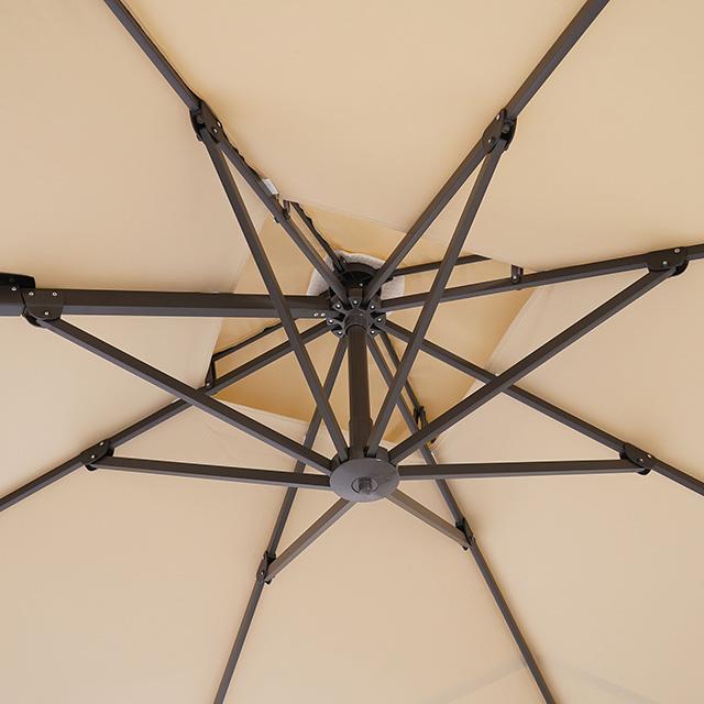 Fida 8 Ft Square Umbrella w/ Double Top + 37" Large Base - Time 2 Sleep (West Covina, CA)