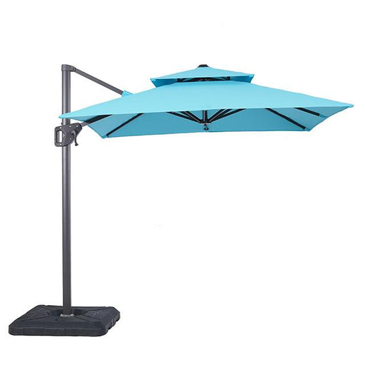 Fida 8 Ft Square Umbrella w/ Double Top + 37" Large Base - Time 2 Sleep (West Covina, CA)