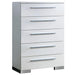 CLEMENTINE Glossy White Chest - Time 2 Sleep (West Covina, CA)