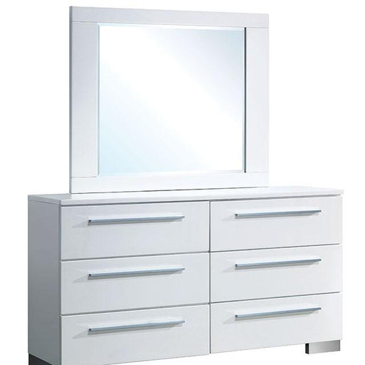 CLEMENTINE Glossy White Dresser - Time 2 Sleep (West Covina, CA)