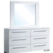 CLEMENTINE Glossy White Dresser - Time 2 Sleep (West Covina, CA)