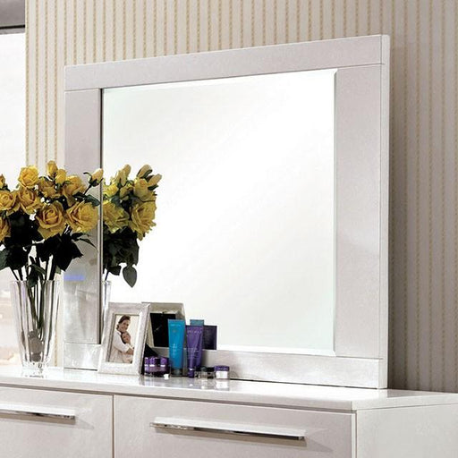 CLEMENTINE Glossy White Mirror - Time 2 Sleep (West Covina, CA)