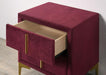 FLORIZEL Night Stand, Red - Time 2 Sleep (West Covina, CA)