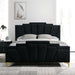 FLORIZEL Cal.King, E.King & Queen Bed, Black & Red - Time 2 Sleep (West Covina, CA)