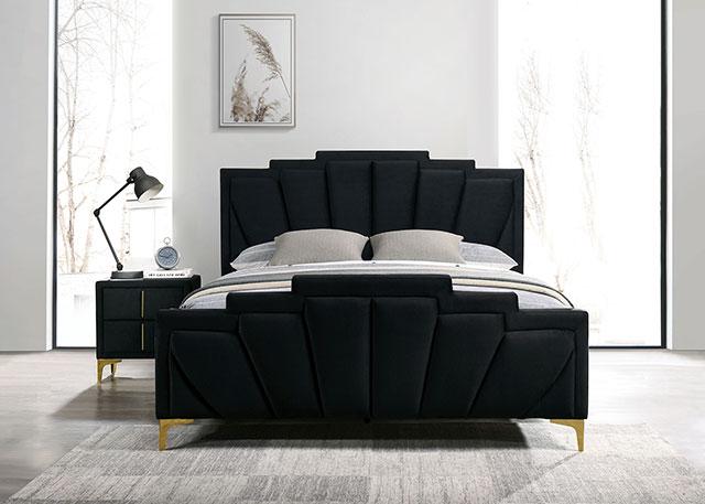 FLORIZEL Night Stand, Black - Time 2 Sleep (West Covina, CA)