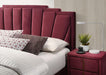 FLORIZEL Cal.King, E.King & Queen Bed, Black & Red - Time 2 Sleep (West Covina, CA)