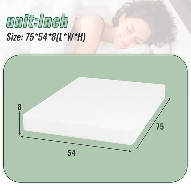 Coreopsis 8" Full Memory Foam Wave Comfort - Time 2 Sleep (West Covina, CA)