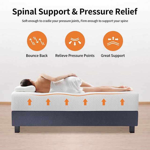 Forsythia 12" E.King Green Tea Gel Memory Foam - Time 2 Sleep (West Covina, CA)