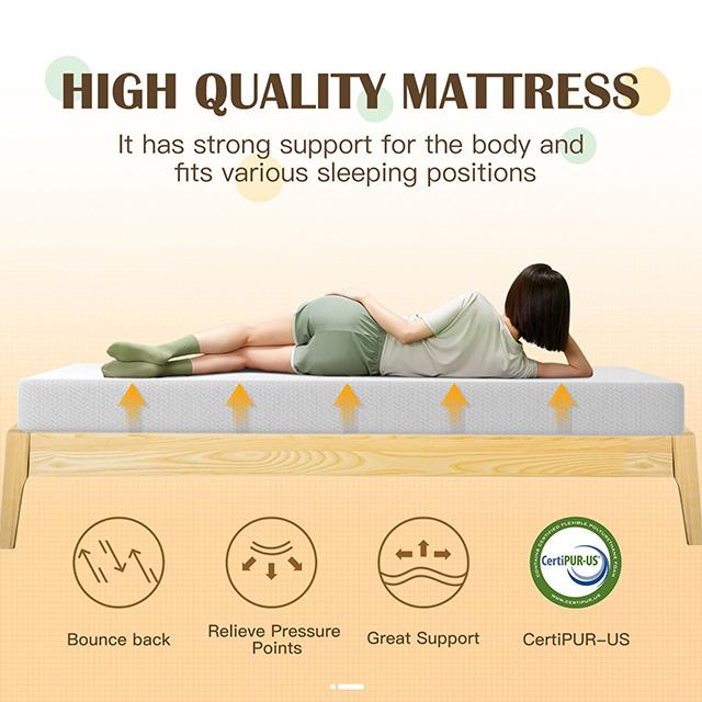 Forsythia 8" E.King Green Tea Gel Memory Foam - Time 2 Sleep (West Covina, CA)