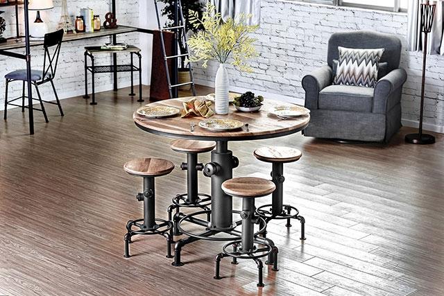 Foskey Antique Black Dining Table - Time 2 Sleep (West Covina, CA)