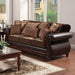 Franklin Dark Brown/Tan Sofa, Dark Brown - Time 2 Sleep (West Covina, CA)