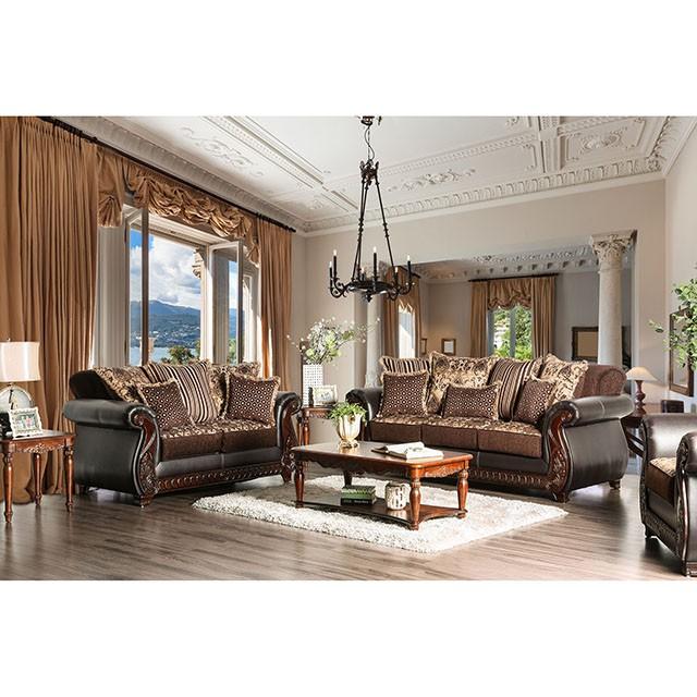 Franklin Dark Brown/Tan Chair With Pu In Brown - Time 2 Sleep (West Covina, CA)