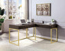 FREIBURG Corner Desk, Walnut - Time 2 Sleep (West Covina, CA)
