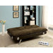 GALLAGHER Dark Brown/Chrome Futon Sofa w/ Bluetooth Speaker, Brown - Time 2 Sleep (West Covina, CA)