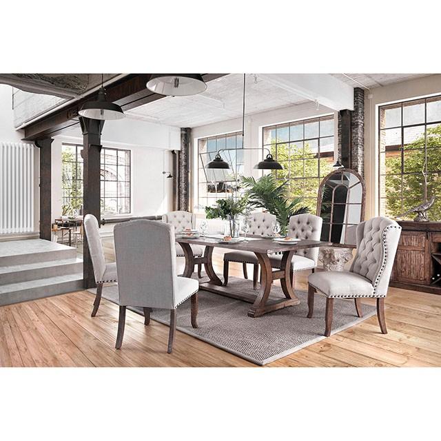GIANNA Rustic Oak 77" Dining Table - Time 2 Sleep (West Covina, CA)