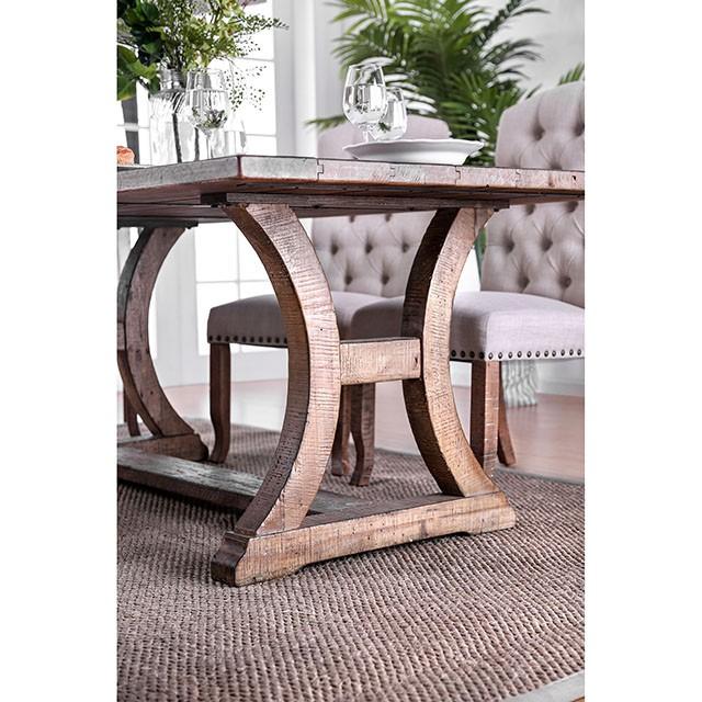 GIANNA Rustic Oak 77" Dining Table - Time 2 Sleep (West Covina, CA)
