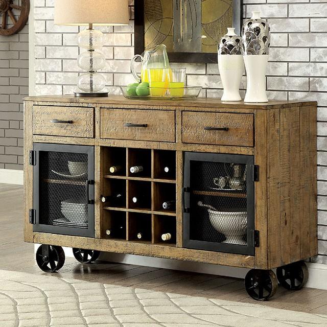 GIANNA Rustic Pine 96" Dining Table - Time 2 Sleep (West Covina, CA)