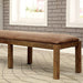 GIANNA Rustic Pine Fabric Bench - Time 2 Sleep (West Covina, CA)