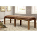 GIANNA Rustic Pine Fabric Bench - Time 2 Sleep (West Covina, CA)