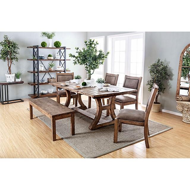 GIANNA Rustic Pine Wooden Bench - Time 2 Sleep (West Covina, CA)