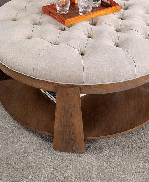 GUIS Round Coffee Table, Beige - Time 2 Sleep (West Covina, CA)