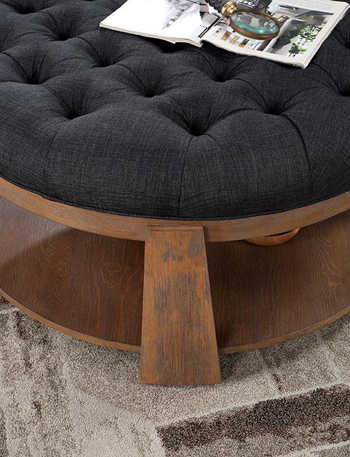 GUIS Round Coffee Table, Dark Gray - Time 2 Sleep (West Covina, CA)