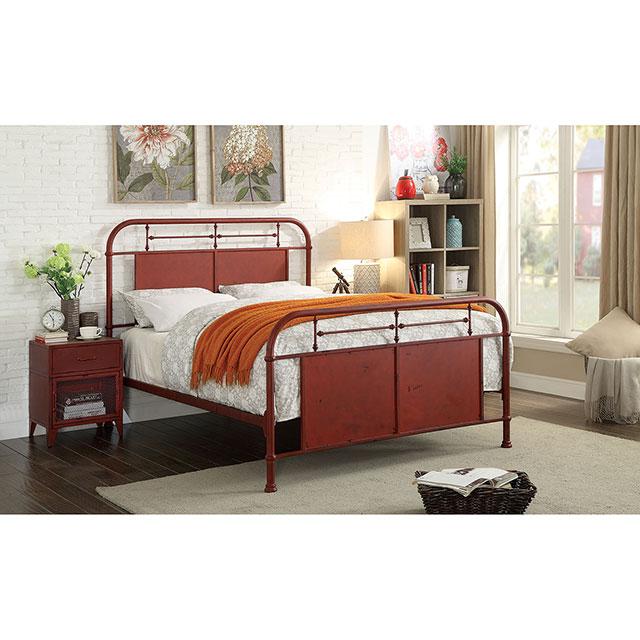 Haldus Cal.King, E.King, & Twin Bed White, Ivory, & Red - Time 2 Sleep (West Covina, CA)