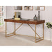Halstein Light Walnut/Gold Desk - Time 2 Sleep (West Covina, CA)