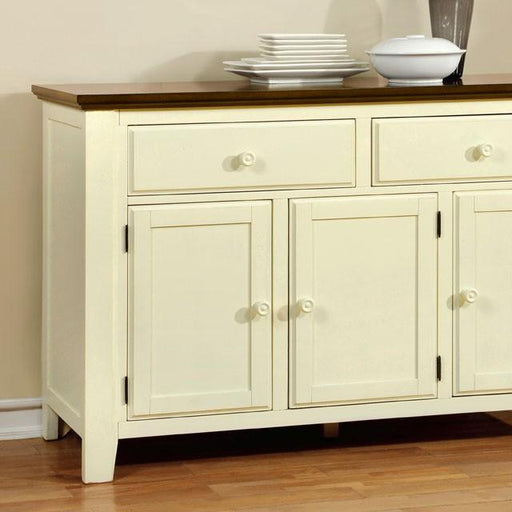HARRISBURG Vintage White/Dark Oak Server - Time 2 Sleep (West Covina, CA)