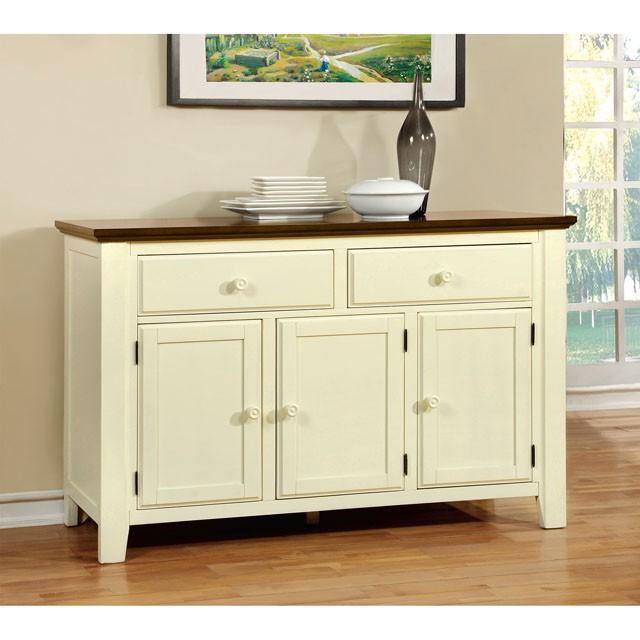 HARRISBURG Vintage White/Dark Oak Server - Time 2 Sleep (West Covina, CA)