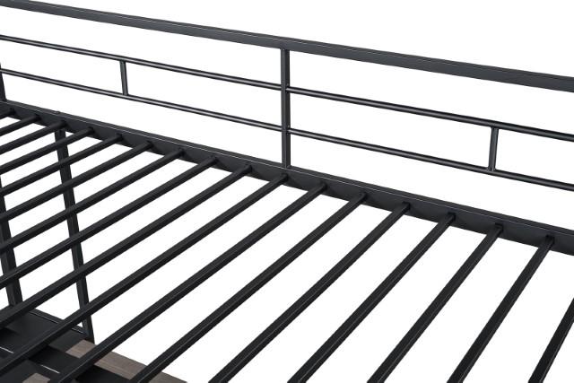 Cybill Full Loft Bed White, Silver, & Black - Time 2 Sleep (West Covina, CA)