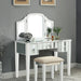 Cyndi White Vanity w/ Stool - Time 2 Sleep (West Covina, CA)