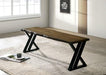 BARBARY Bench, Black/Dark Oak - Time 2 Sleep (West Covina, CA)