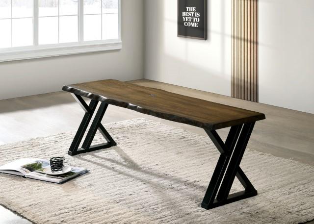 BARBARY Bench, Black/Dark Oak - Time 2 Sleep (West Covina, CA)