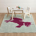 BARON 5' X 8', Area Rug, Horse, Sage Green/Fuchsia - Time 2 Sleep (West Covina, CA)