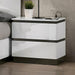 BIRSFELDEN Night Stand w/ USB, White - Time 2 Sleep (West Covina, CA)