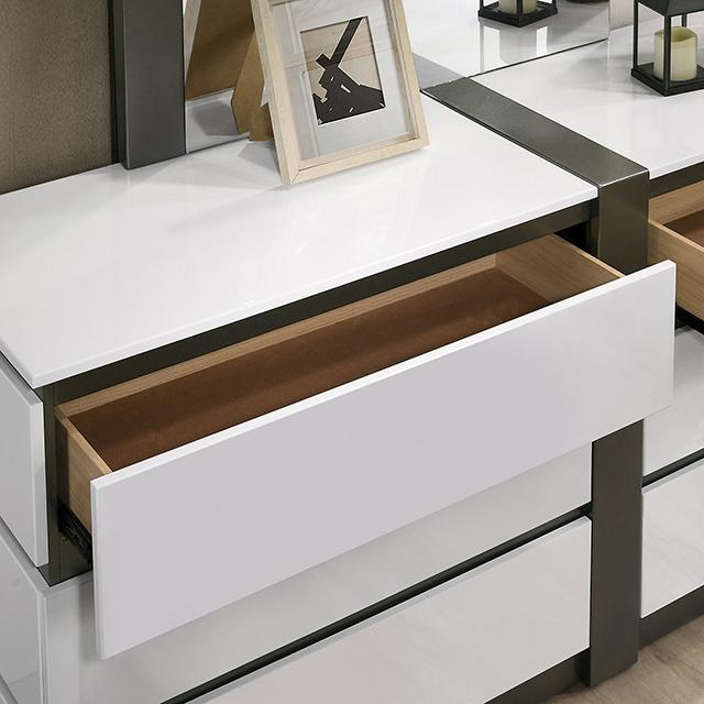 BIRSFELDEN Dresser, White - Time 2 Sleep (West Covina, CA)