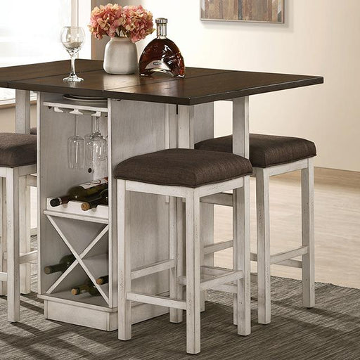 BINGHAM Counter Ht. Table w/ 2 x 15" Leaves - Time 2 Sleep (West Covina, CA)