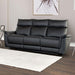 Bienne Sofa Manual Recliner White & Black - Time 2 Sleep (West Covina, CA)