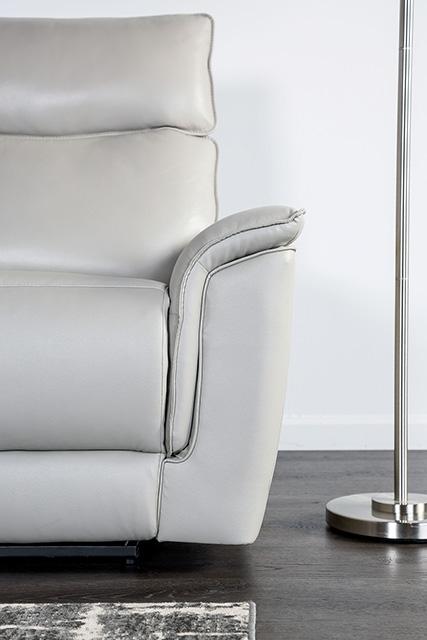 Bienne Sofa Manual Recliner White & Black - Time 2 Sleep (West Covina, CA)